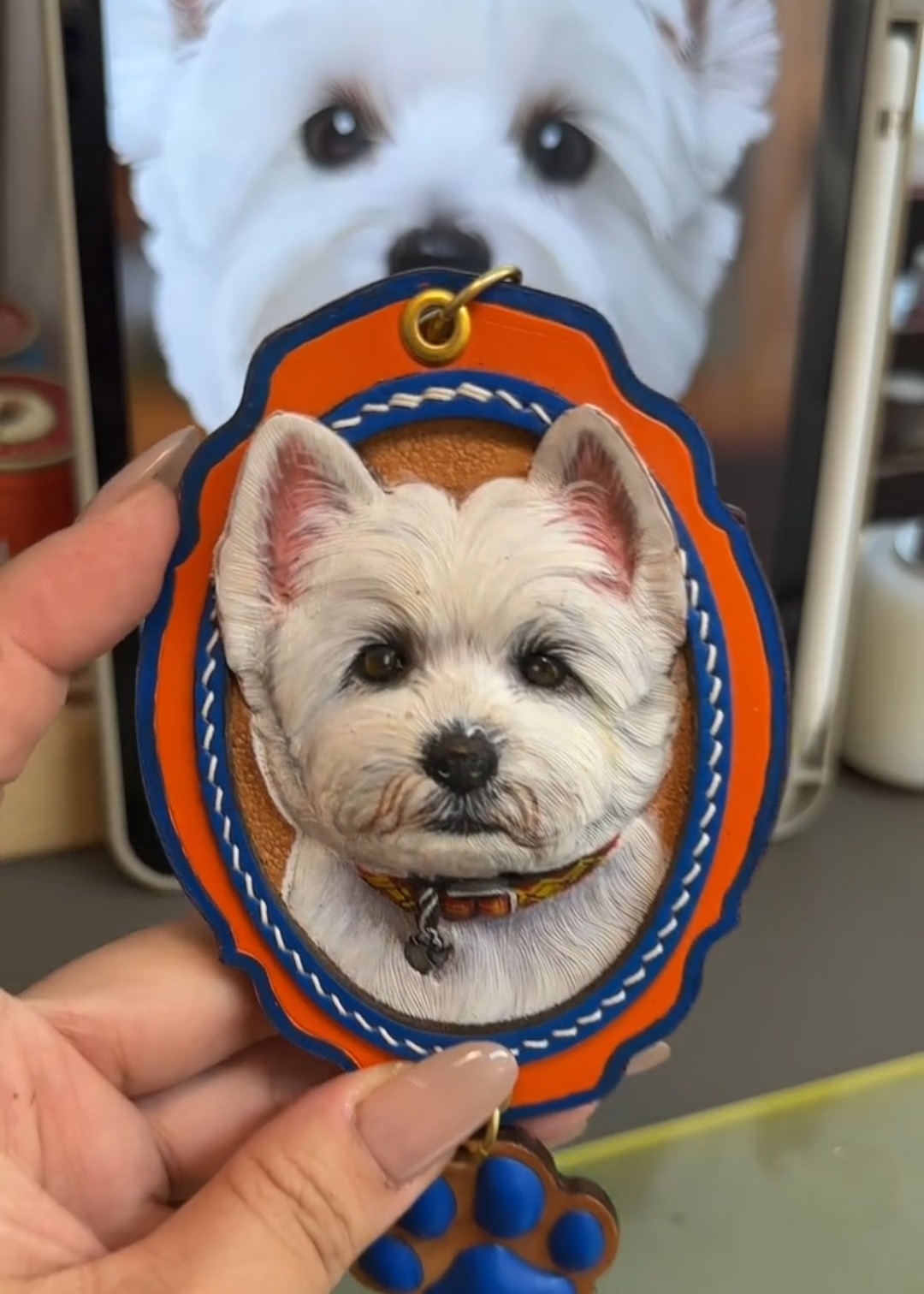 Handmade Custom Dog Tag | Personalized Pet ID Tag with Engraved Name