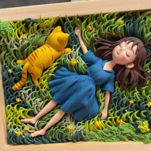 Summer Nap in the Meadow