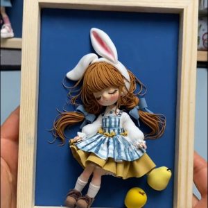 Handmade clay art ornament, unique handmade decor and nice gift