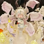 OOAK Custom Sakura Pink Six-Wing Seraph SP Hand Repainted Art Toy Girlfriend Gift