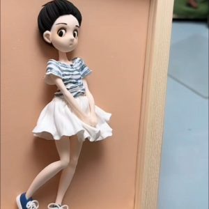 Handmade Polymer Clay Course | 3D Cartoon Character Frame Art Step-by-Step Guide